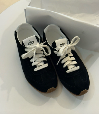 Women Alo Yoga Sunset Sneaker Black A0891U | eBay