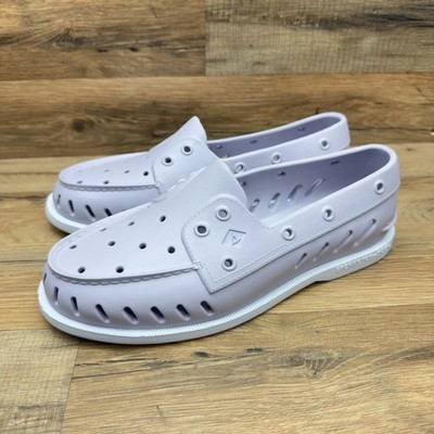 SPERRY TOPSIDER Women Size 10 White FLOAT BOAT Deck Shoes Slip