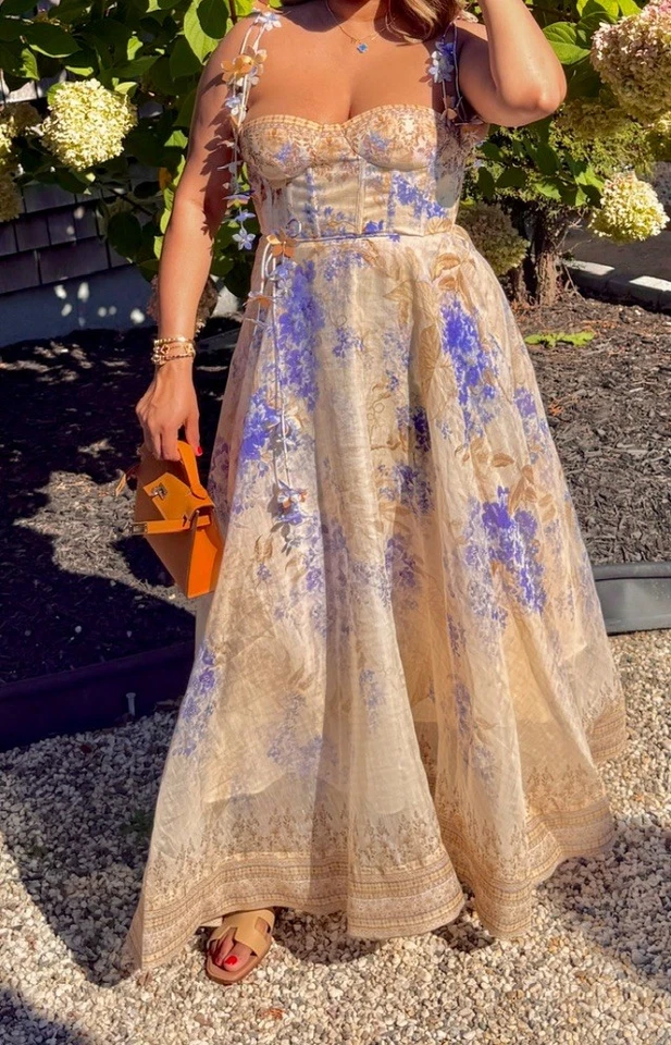 Vestido floral feminino Zimmermann - Imagem 4 de 4