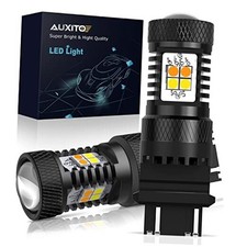 White and Amber Dual Color Switchback 3157 3155 White/Amber Yellow Switchback