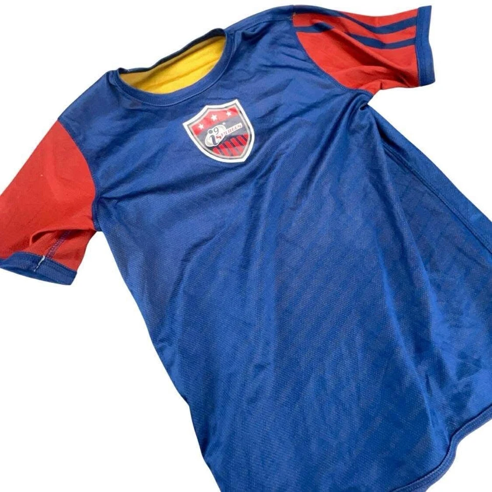 i9 Sports Reversible Soccer Jersey Blue & Yellow Athletic Number 30 Men's Medium - Image 3 of 4