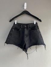 pretty little thing Short High Wait Black Uk6 EU 34