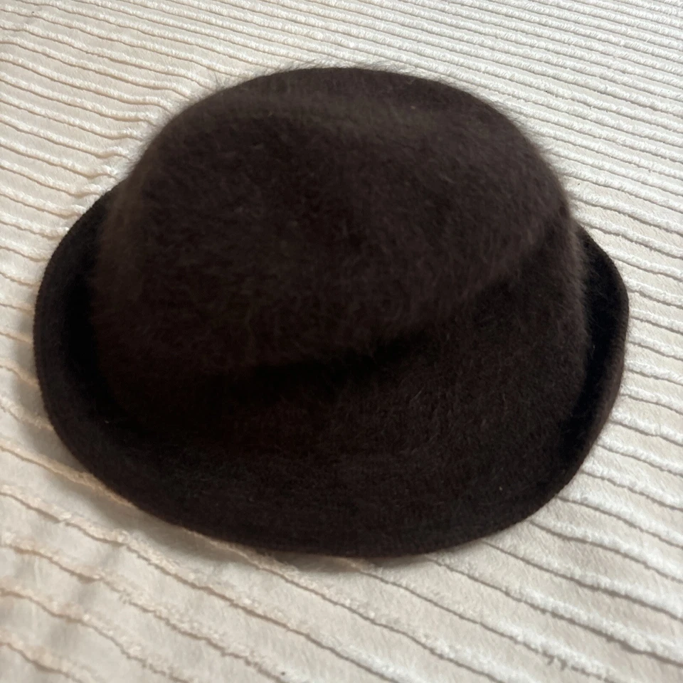 Sombrero Formal Iglesia Mezcla Angora Cepillado Marrón Colección XO Mujer Foto 2 de 4