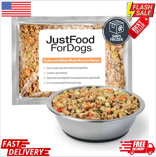 FoodForDogs Daily Diets Turkey Whole Wheat Macaroni Frozen Dog