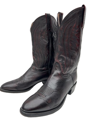 Lucchese Size 9.5 EE Black cherry | eBay