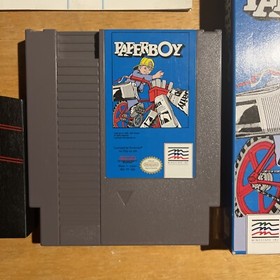 Paperboy Nintendo NES Complete In Box CIB Manual Clean Tested OEM
