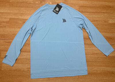 Gillz Contender Series Uncle Sam's Bait Shop UV Long Sleeve Shirt - Powder Blue