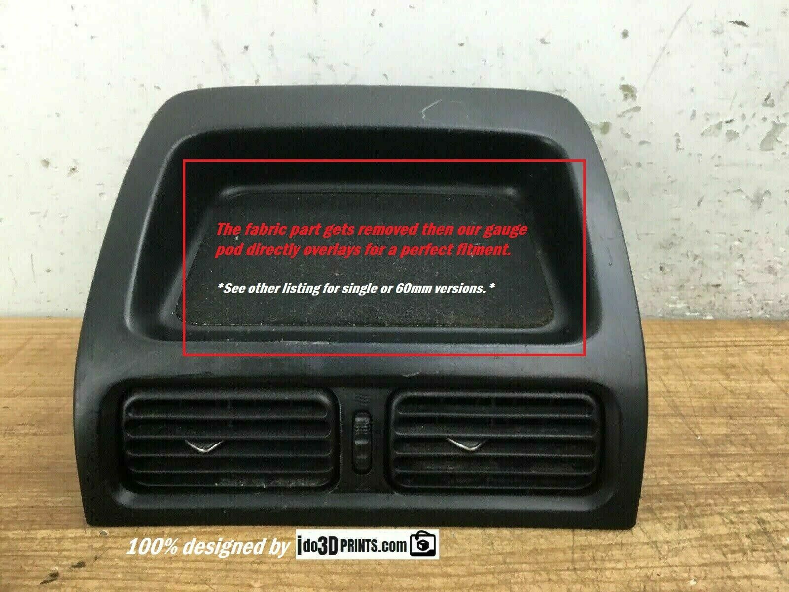 Lexus IS300 Vent Triple Gauge Pod 52mm hvac 0105 NEW DESIGN eBay