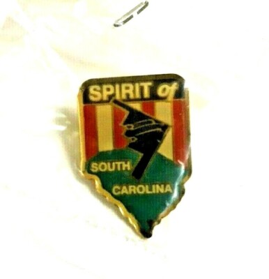 NEW B-2 Stealth Bomber SPIRIT of SOUTH CAROLINA Lapel Pin U.S. AIR FORCE