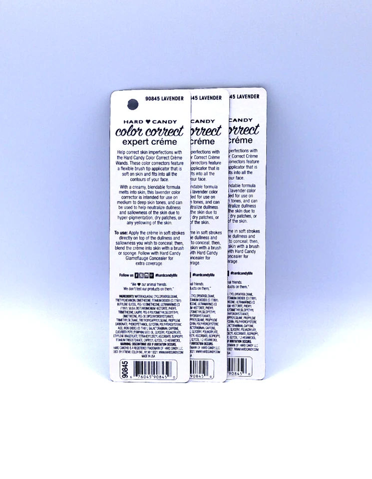 Lot/3 Hard Candy Color Correct Expert Creme Pro Blending Brush ~ Lavender ~ 4.9g - Image 2 of 2