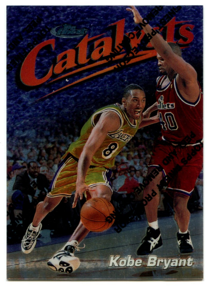 1997-98 Topps Finest #137 Kobe Bryant Catalysts Uncommon w 1997-98 Topps Finest #137 Kobe Bryant Catalysts Uncommon w