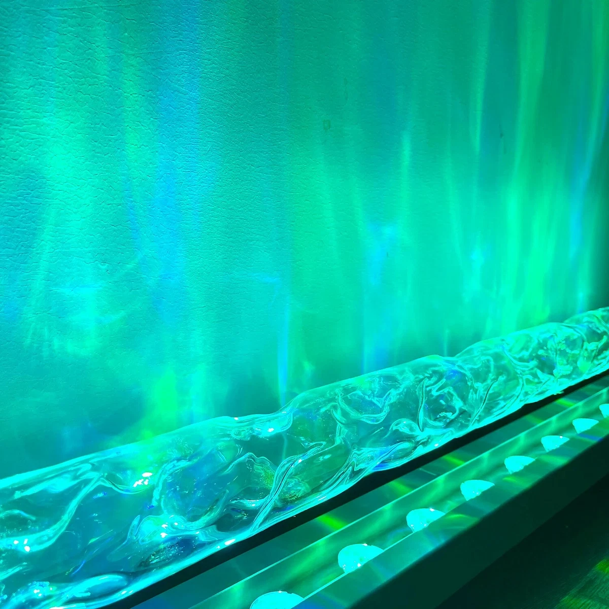 RGB LED Aurora Floor Lamp Water Wave Wall Projector lights