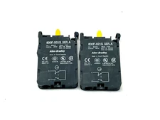 Allen Bradley 800F-X01S Ser. A Pushbutton Contactors LOT OF 2