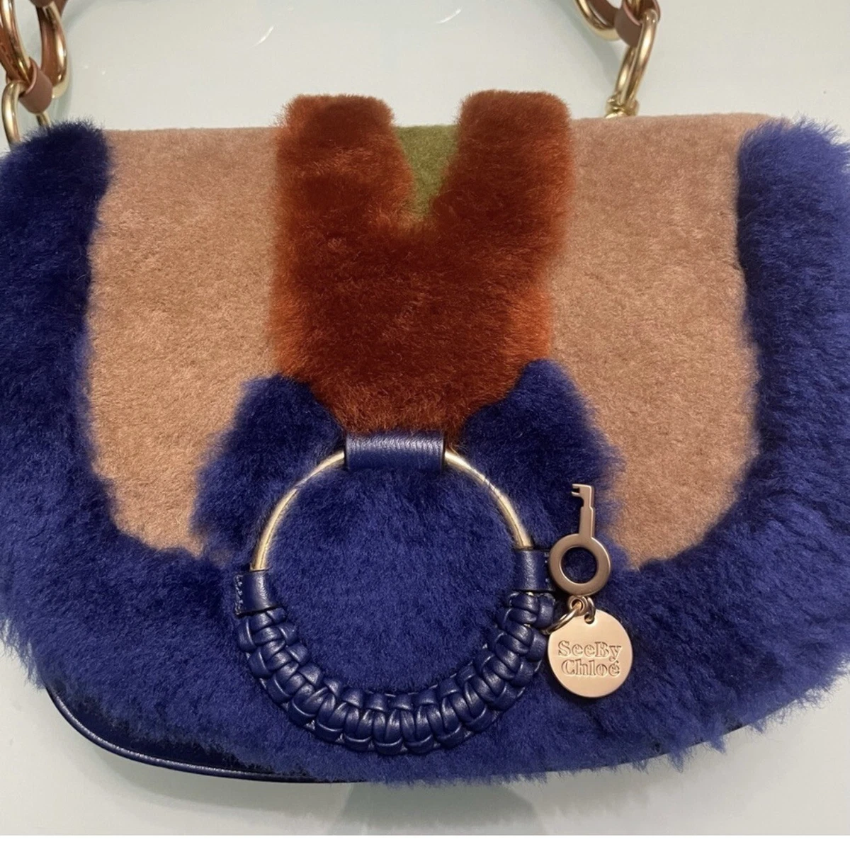 See by chloe shearling bag Clearance