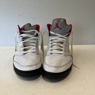 Nike Air Jordan 5 Retro Fire Red 2020 Size 9.5 OG V DA1911-102