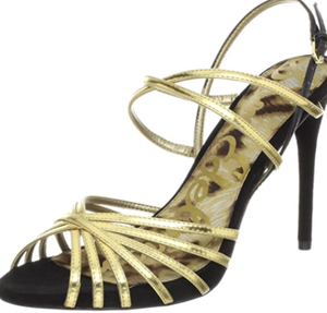 sam edelman black sandal heel