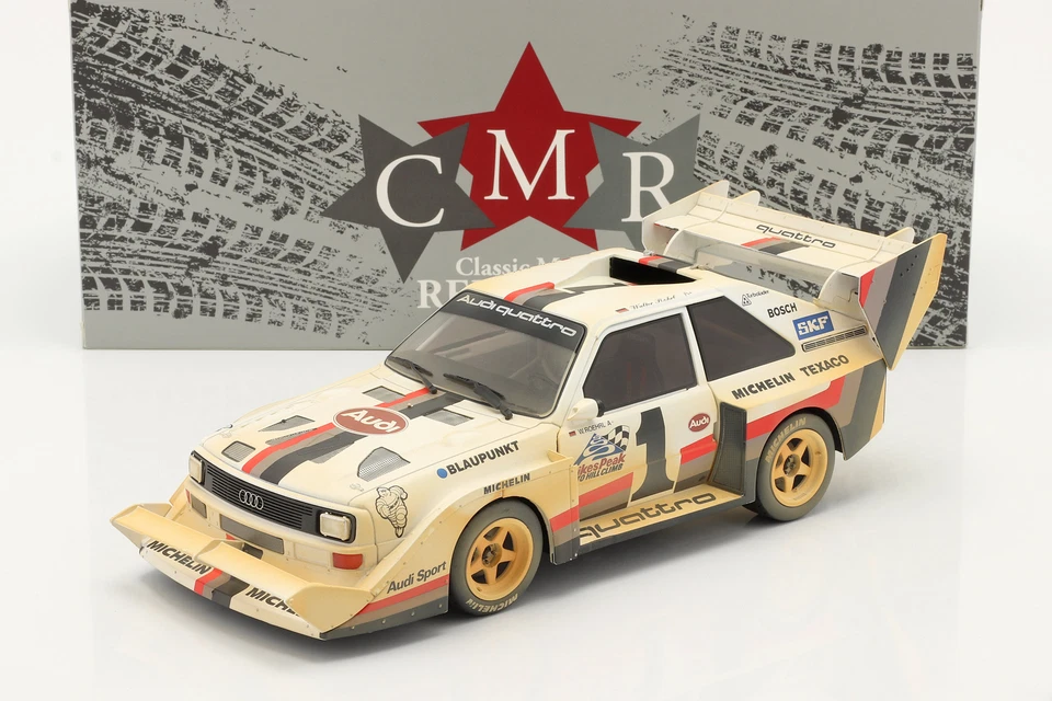 Audi Sport quattro S1 E2 #1 Winner Pikes Peak 1987 Röhrl Dirty Version 1:18 CMR - Bild 1 von 1