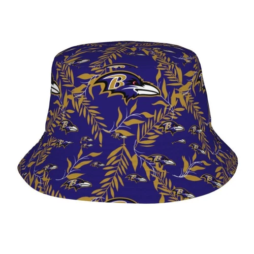 Baltimore Ravens Hawaiian AOP Bucket Hat