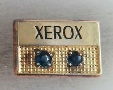 RARE PIN XEROX professionnel  Photocopieur Scanner Vintage Blue  PE20