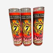 3x Set, 7 Veces del Retiro Veladora. Para retirar y alejar enemigos.