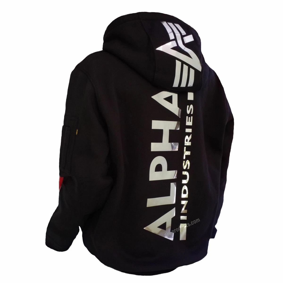 Back Print Hoody  ALPHA INDUSTRIES