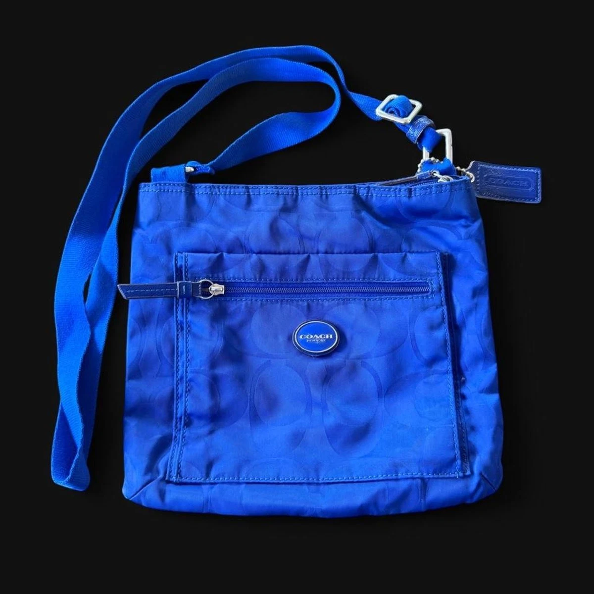 Coach Blue Nylon Exterior Bags & Handbags for Women for sale | eBay