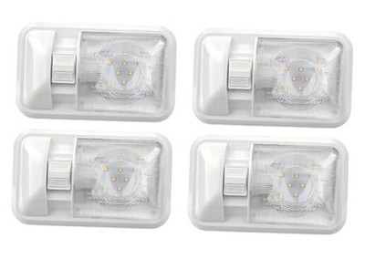12 Volt LED RV LED Lights with ON/Off Switch - Neutral 4000 Neutral Pack of 4