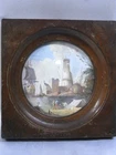 OLD MINIATURE MARINE PORT SCENE TOUR LA ROCHELLE GALLEON BOAT SAILBOAT