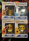 Pokemon Funko  Eevee Jolteon Flareon Vaporeon Lot