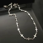 Cross Link Necklace Chain Stainless Steel Religious Jewelry Christian 16--24inch