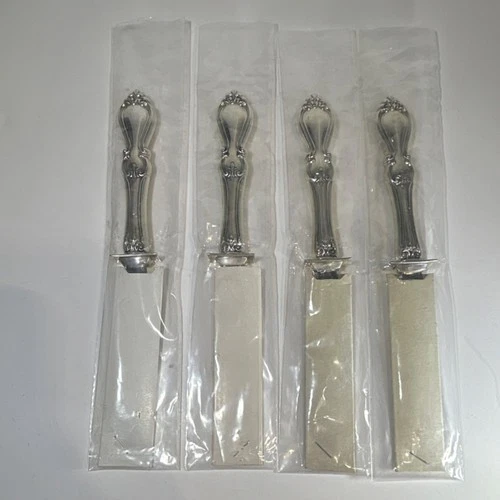 Set of 4 Towle QUEEN ELIZABETH I Sterling Silver Steak Knives