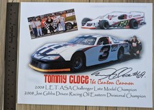 RARE Tommy Cloce TJ Toyota Autographed Signed Print Toyota 8.5" x 11