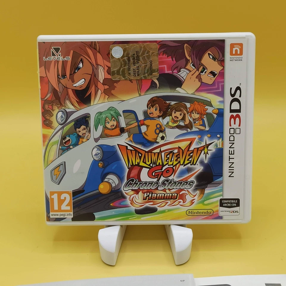 Inazuma Eleven GO Chrono Stones Fiamma 3DS PAL ITA CIB Calcio RPG Nintendo, foto 4 di 5