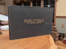 Rare Portfolio Of Universalist Churches In Massachusetts 1906 P.M. Leavitt
