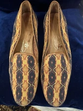 STUBBS & WOOTON NEEDLEPOINT LOAFERS! CLASSIC, CHIC! Size 11