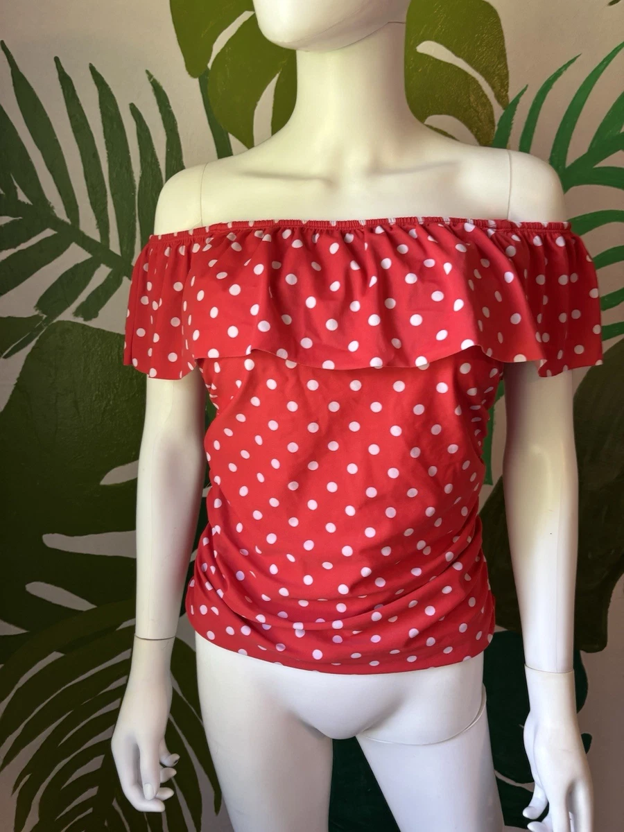Polka Dot Off the Shoulder Tops for Women for sale | eBay
