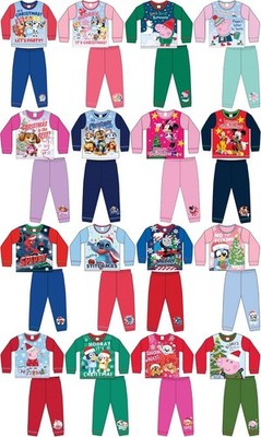 Restposten 10 x BRANDNEUE Kinder offizielle Weihnachtsfigur Pyjamas/PJs 1,5-5 Jahre