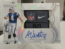 2025 Panini Flawless Adam Vinatieri 2/3 Laundry Tag Patriots