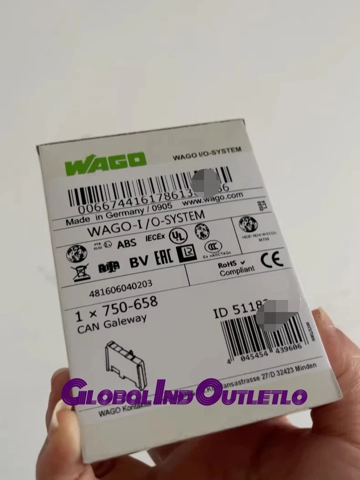 New In Box WAGO 750-658 PLC Module 750-658 Expedited Shipping DHL - Image 2 of 4