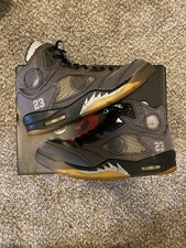 Jordan 5 Off-White Mussola taglia 8,5