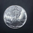 SILVER .999 Solid lot Round Coin O12 Walking Liberty 1988 Vintage 31.4g Pure Wow
