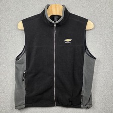 Stormtech Vest Mens XL Black Gray Fleece Full...