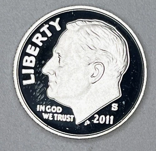 2011-S Silver Proof Roosevelt Dime .900 San Francisco Mint 90% Silver PR