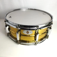 Pearl SensiTone Snare Drum 14x5 Custom Alloy Brass Shell Gold Rare