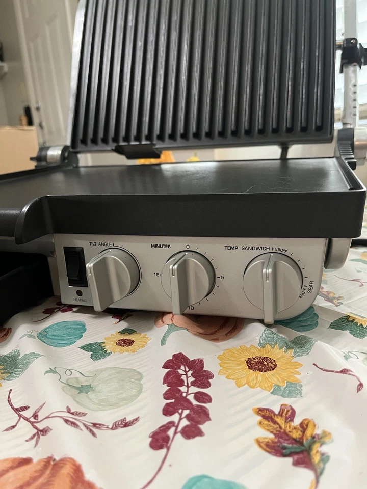 Prensa para barbacoa interior Breville 800GRXL Die Cast Series, eléctrica. Foto 4 de 4