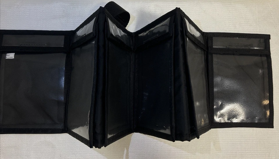 Crop in 4 x 6 Style Storage Craft Supplies Holder Purple & Black Folding - Image 3 of 4