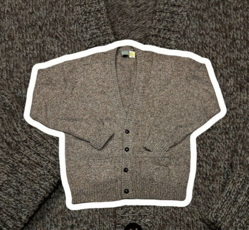 Oakley Cardigan Sweater Mens XL Beige Full Zip Wool Y2K Oakley Cardigan Sweater Mens XL Beige Full Zip Wool Y2K