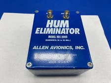 Allen Avionics Inc., Hum Eliminator HEC-2000 bandwidth (DC-30mhz)