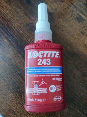 Loctite 243 Schraubensicherung Mittelfest 50 ml NEU