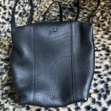 Zaino convertibile Gabs italiano in pelle ciottolata Made in Italy